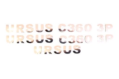 URSUS C360 3P - komplet liter na boki + przód