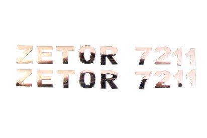 ZETOR 7211 - komplet liter na boki