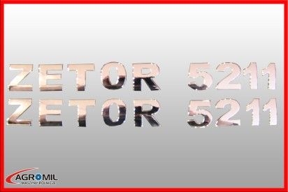 ZETOR 5211 - komplet liter na boki