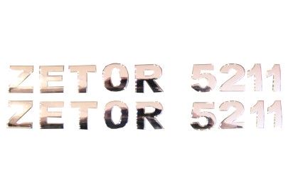ZETOR 5211 - komplet liter na boki