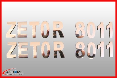 ZETOR 8011 - komplet liter na boki