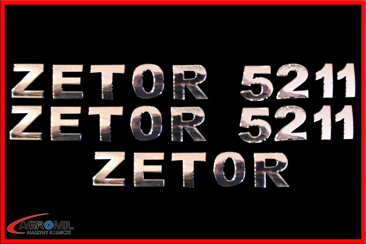 ZETOR 5211 - komplet liter na boki + przód