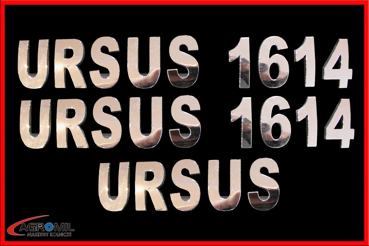 URSUS 1614 - komplet liter na boki + przód